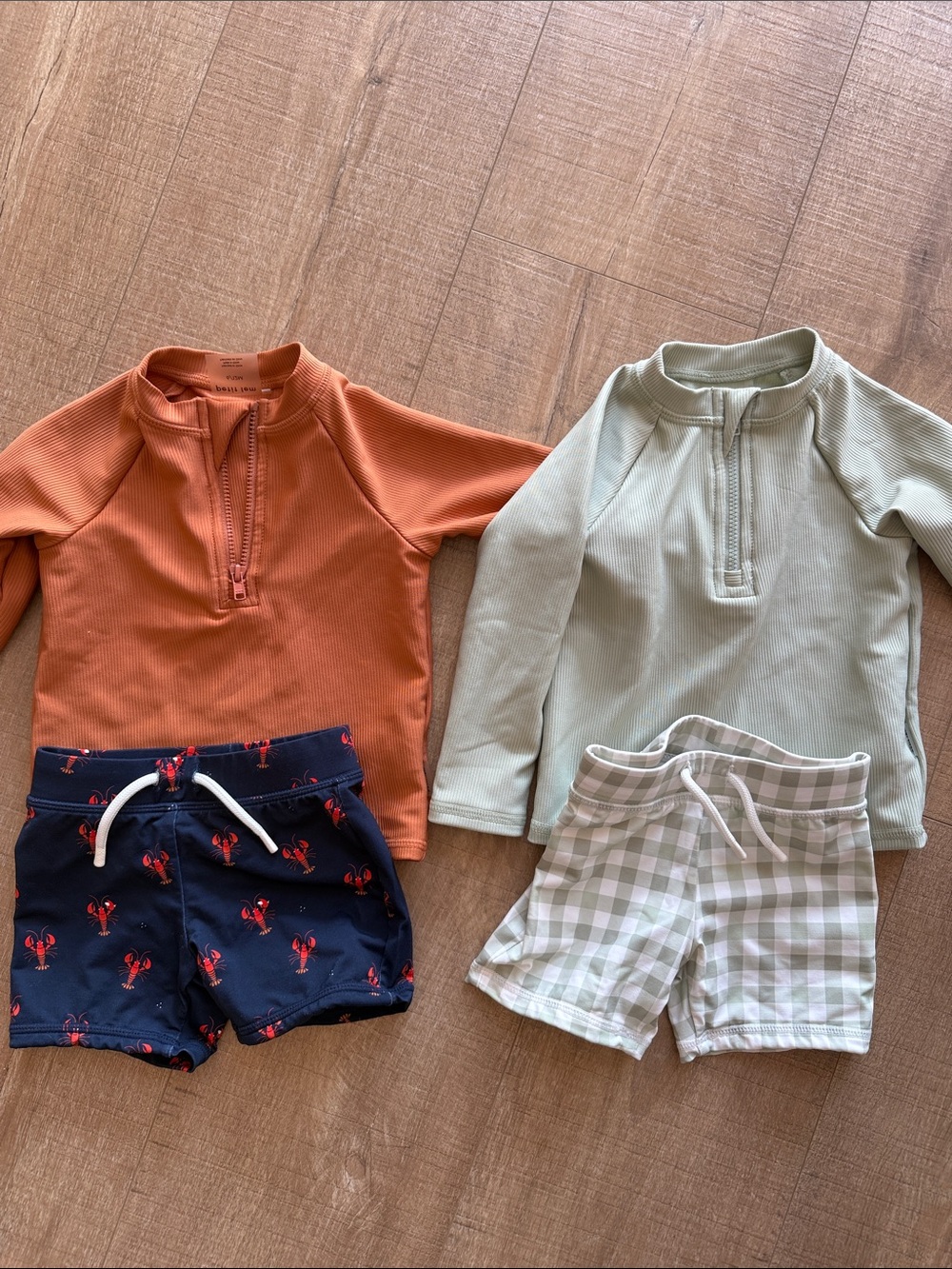 Baby Boy Swim Suit Rash guard set